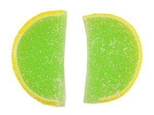 Cavalier - Pizazz Key Lime Fruit Jelly Slice Wrapped 2lb Bulk